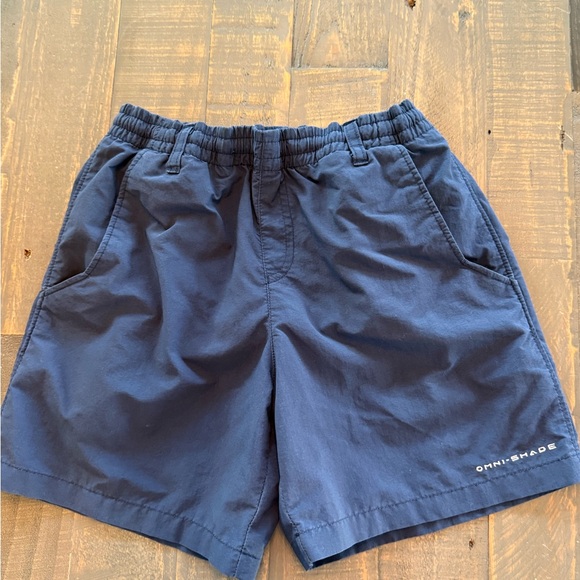 Columbia boys Swim Trunks Navy size small 8-10 - Picture 1 of 5
